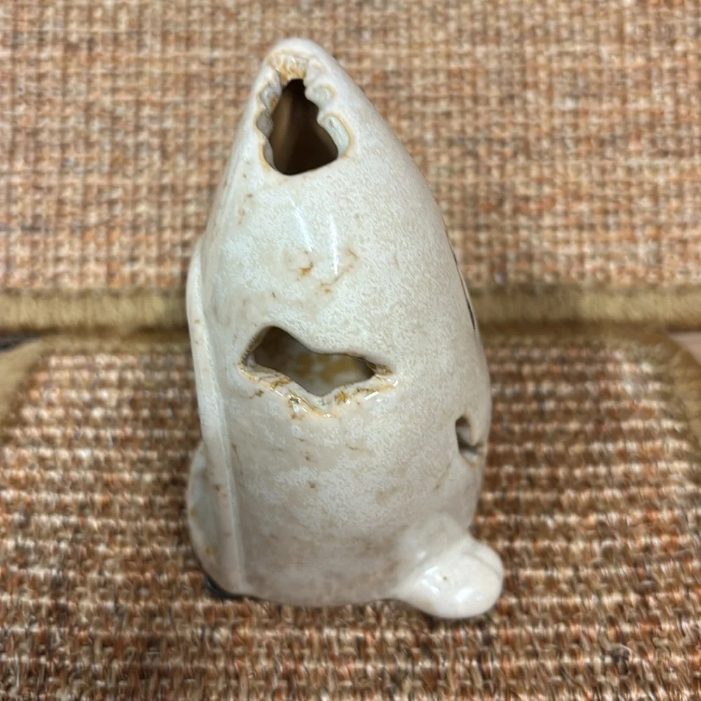 Ceramic Ghost Tea Light Holder Halloween Decor by TII Collections NEW